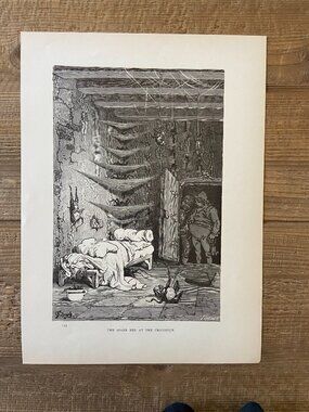 Vintage Art Print, Gustave Dore